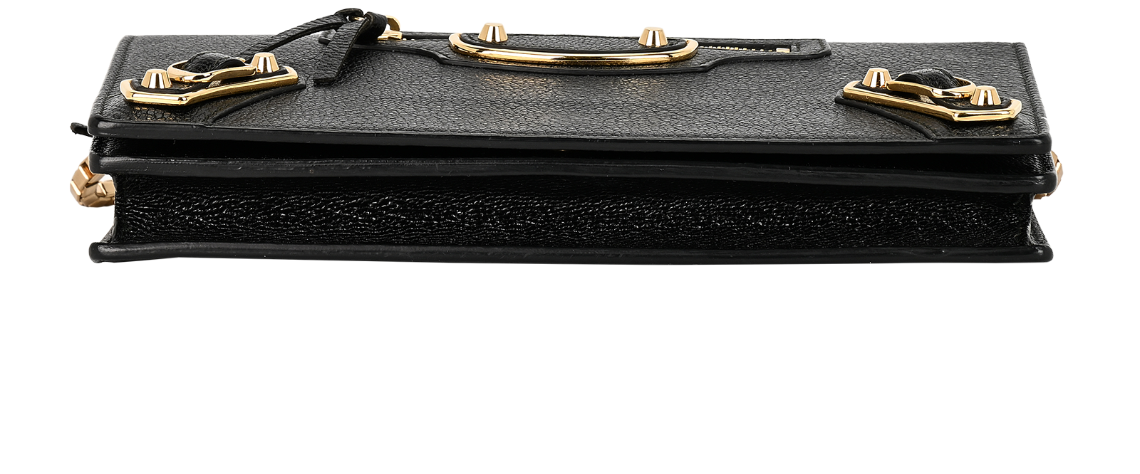 City Wallet On Chain, &pound;495, Handbags, Black, Leather, Top view